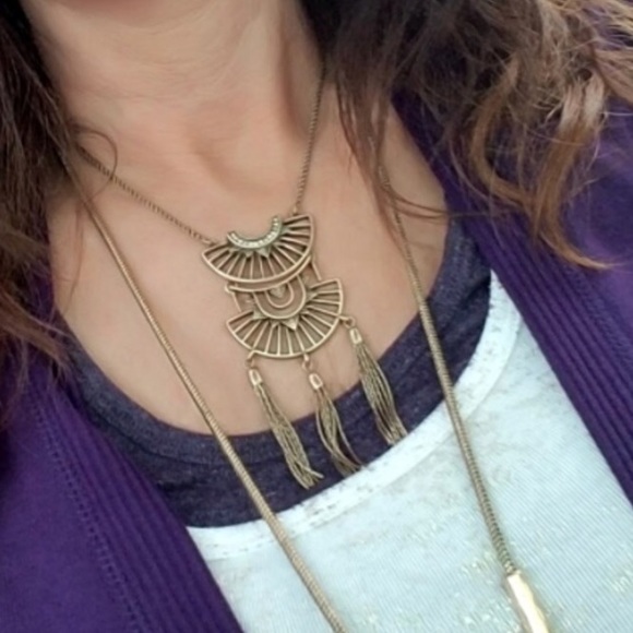 Stunning boho necklace - Picture 3 of 8
